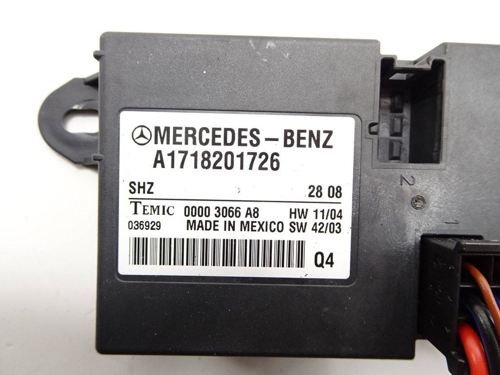 фото №4, Модуль комфорта mercedes slk amg r171 a1718201726