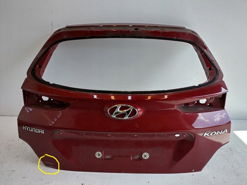 фото №1, Hyundai kona кришка багажника задня