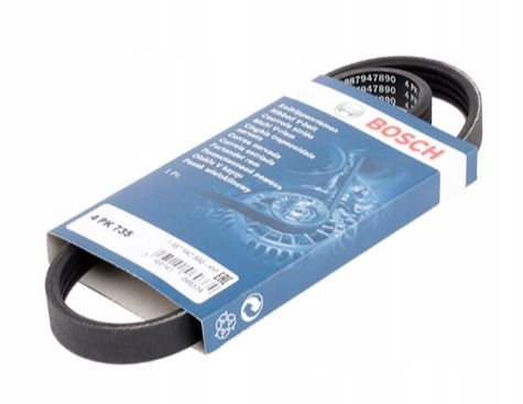 фото №1, Bosch ремінь багатоклиновий 4pk735 ford mondeo iii 00- transit 00-/