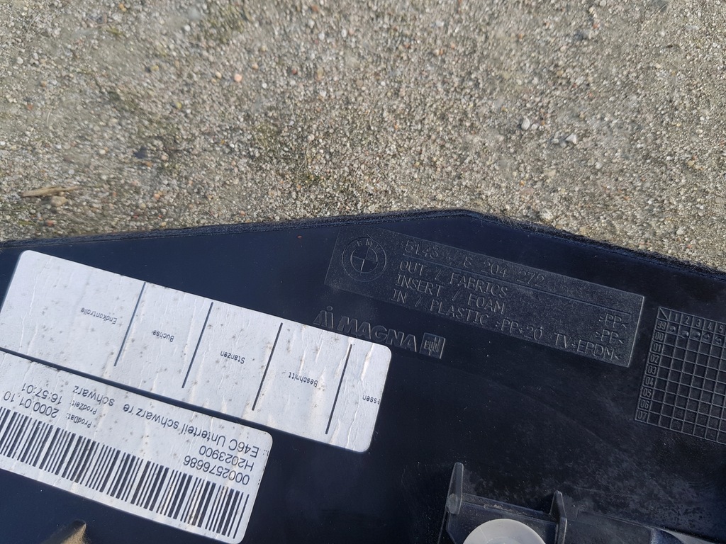 фото №8, Обшивка правий задня 8 231 904 bmw e46 carbio przedlift