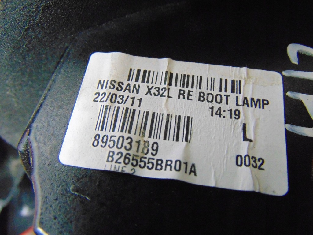 фото №11, Лампа левая задняя w крышка nissan qashqai j10 lift