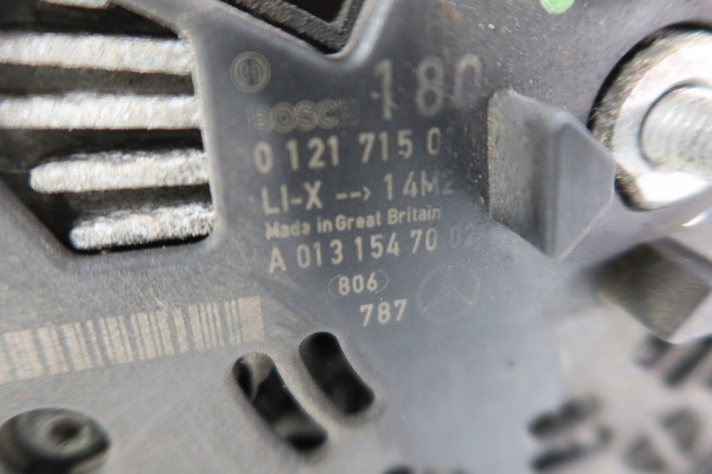 Mercedes w211 w219 3.2 cdi v6 642 генератор 0131547002 180a 0121715015 в Україні