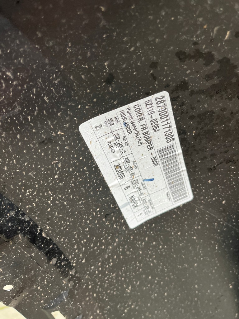 фото №7, Toyota highlander iv 19- бампер перед передній