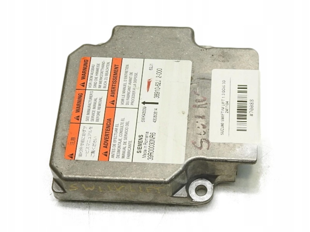 фото №1, Датчик air bag подушка безопасности suzuki swift iv lift