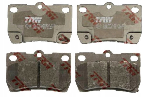 фото №1, Trw тормозные колодки тормозные lexus gs 450h gws191. grs196