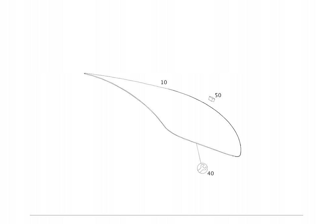 фото №1, Стекло задняя задняя mercedes cla c117