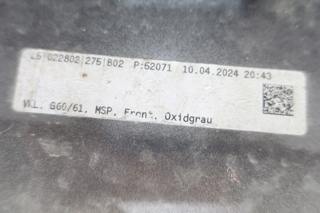 фото №9, Бампер перед передний bmw 5 g60 g61 m набор msp