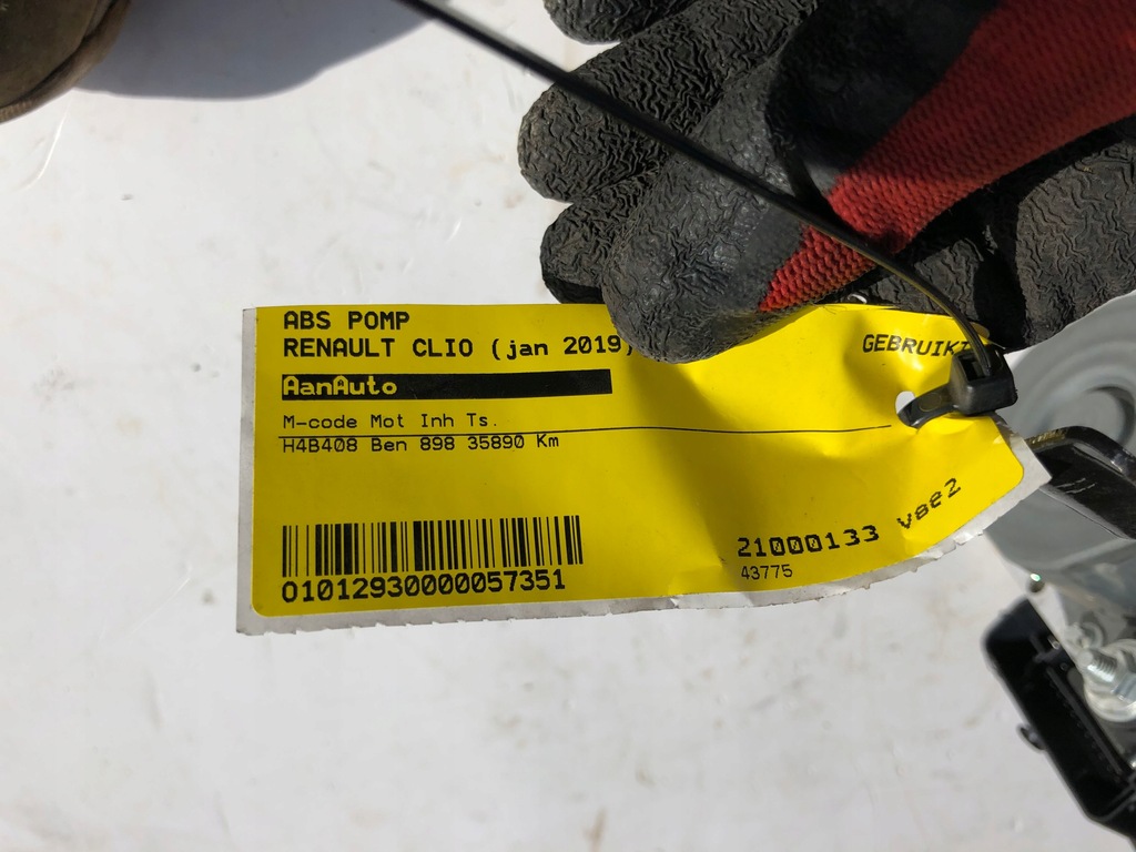 фото №4, Насос модуль блок управления abs renault clio iv 4 lift