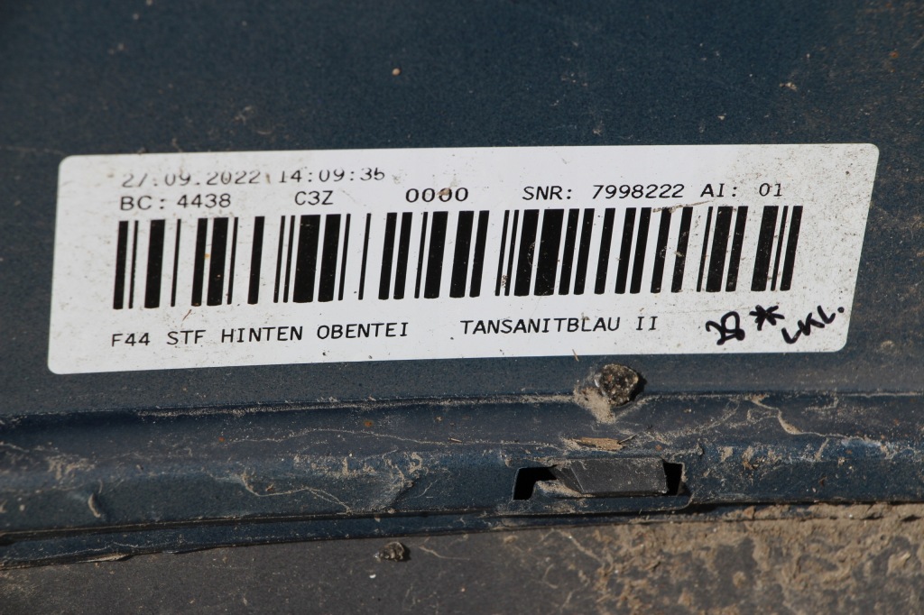 фото №10, Bmw 2 f44 m-pakiet gran coupe бампер задняя задний 2019+