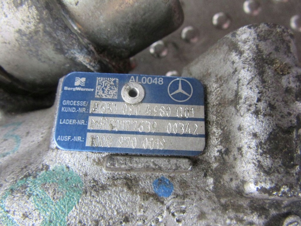 фото №16, Mercedes glk x204 2.2d 2010 турбіна турбонагнітач a6510904080 kpl