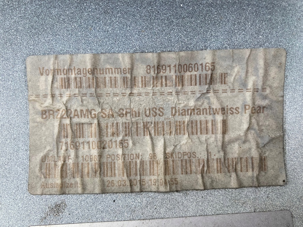 фото №11, Бампер задняя mercedes w222 63 amg оригинал