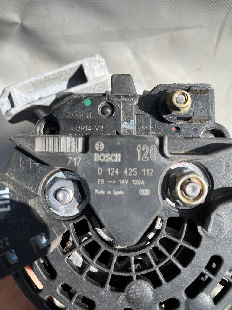 фото №6, Генератор alfa romeo оригинальный номер 0124425112