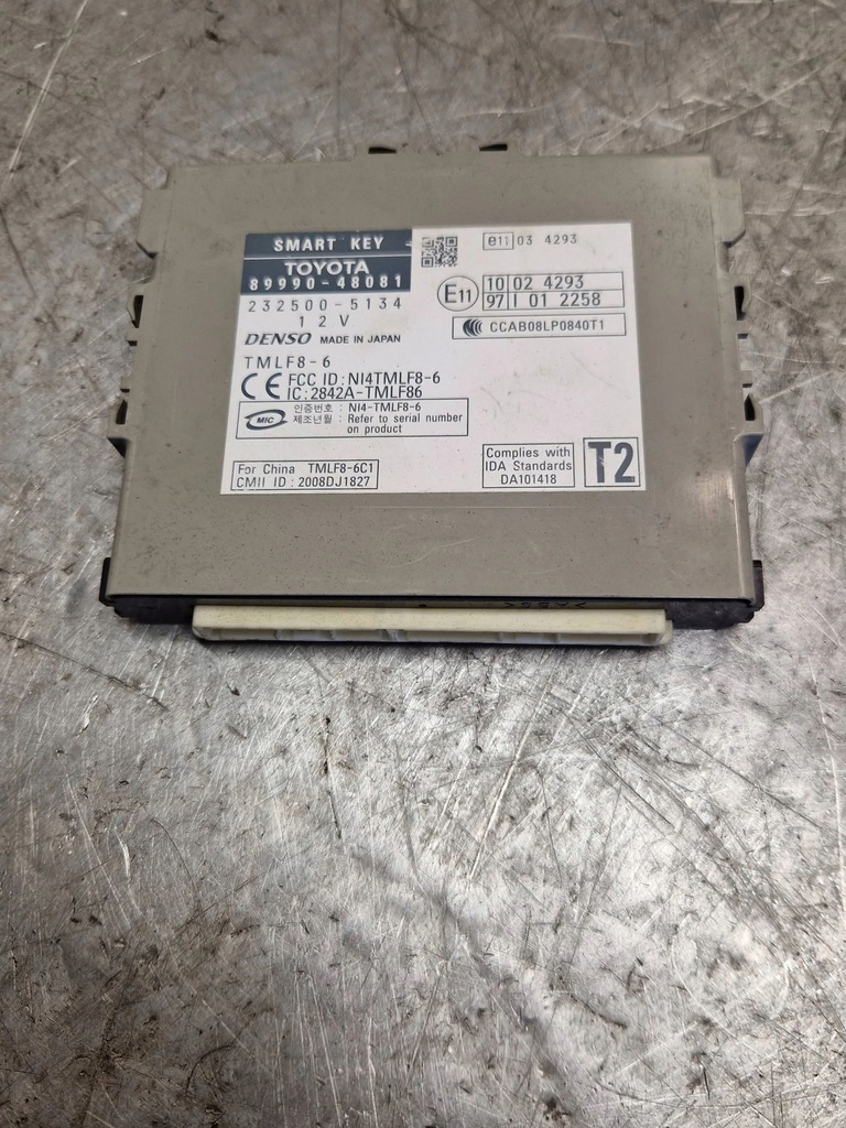 фото №1, Lexus rx 450h 2011 модуль / блок управления система запуска бесключевого