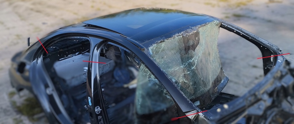 фото №5, Крыша люк панорама mercedes e-klasa w214 sedan 24r kompletny 831