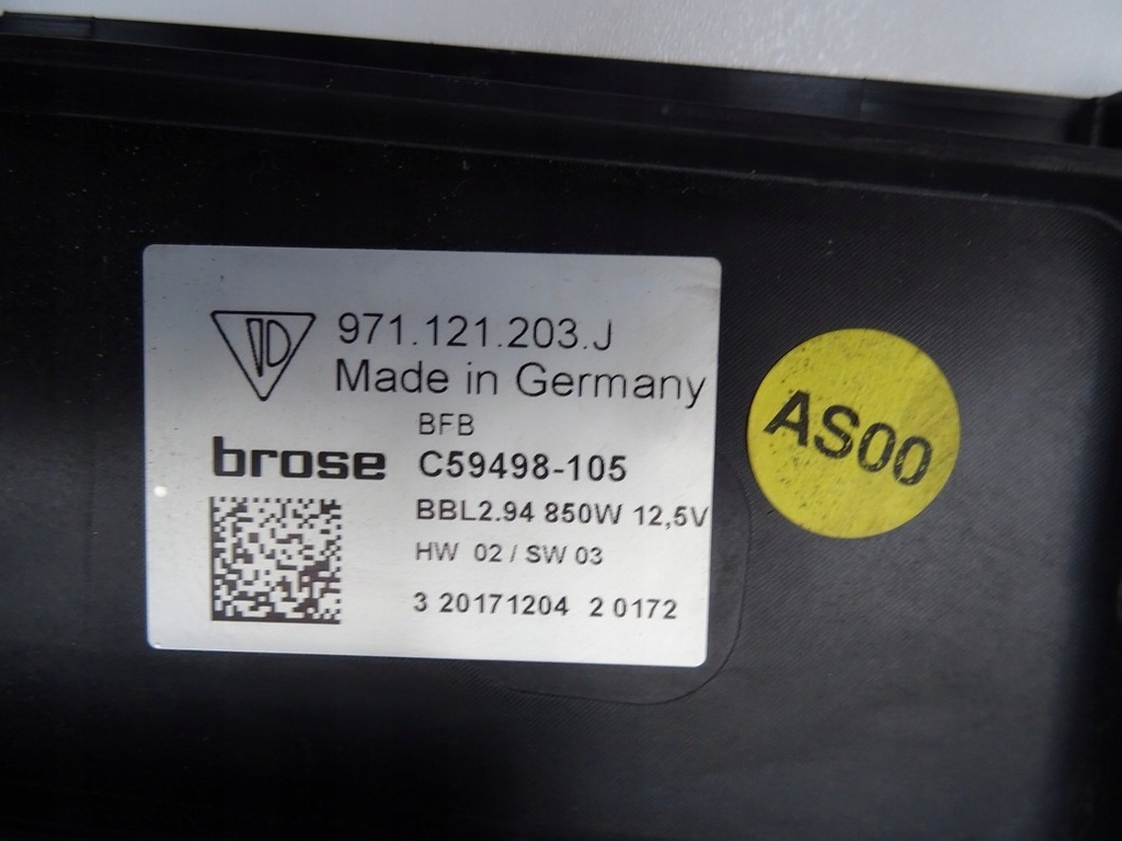 фото №6, Корпус вентилятор 971121203j porsche panamera 971