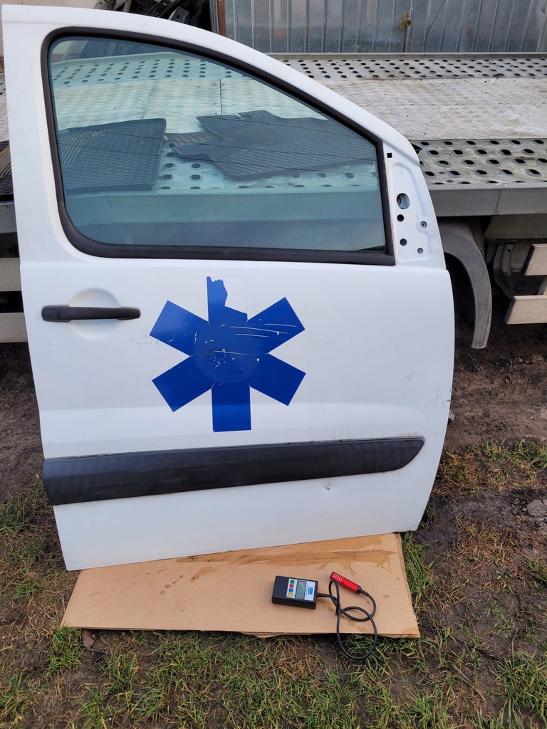 фото №1, Fiat scudo ii 06-12 дверь правый перед белый pod цвет