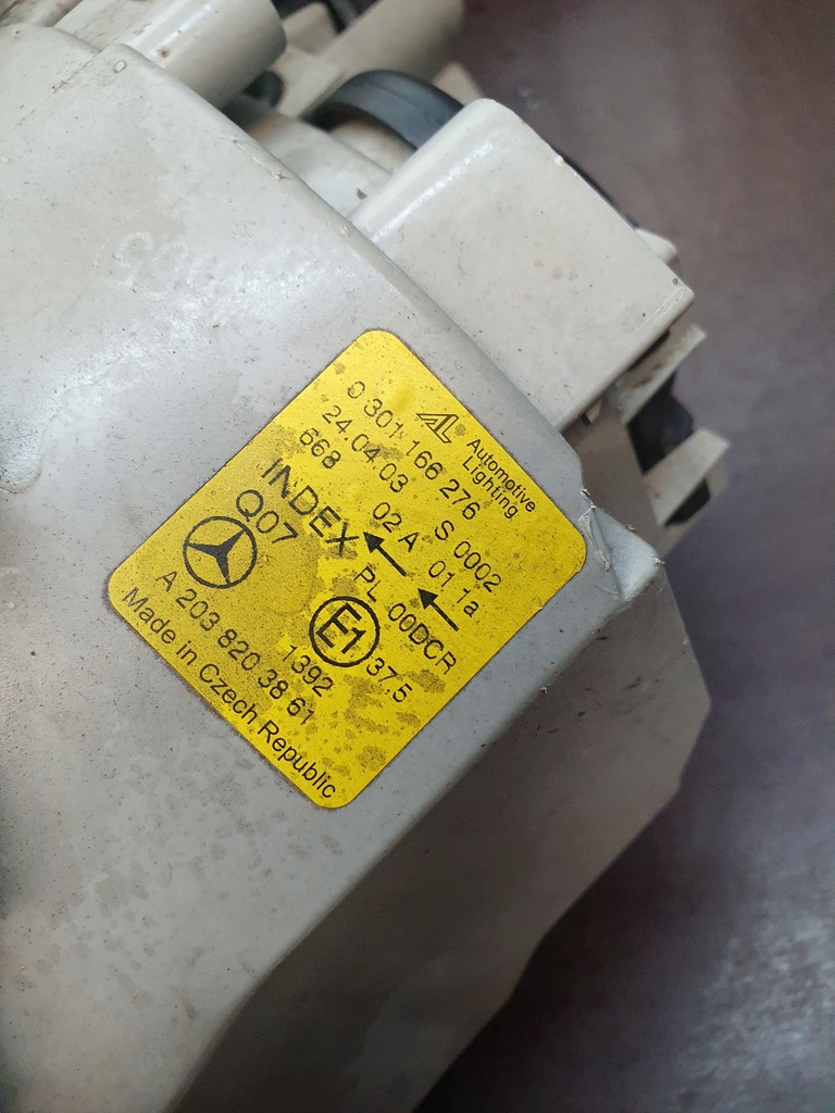 фото №10, Лампа передняя правая ксенон mercedes c-klasa w203