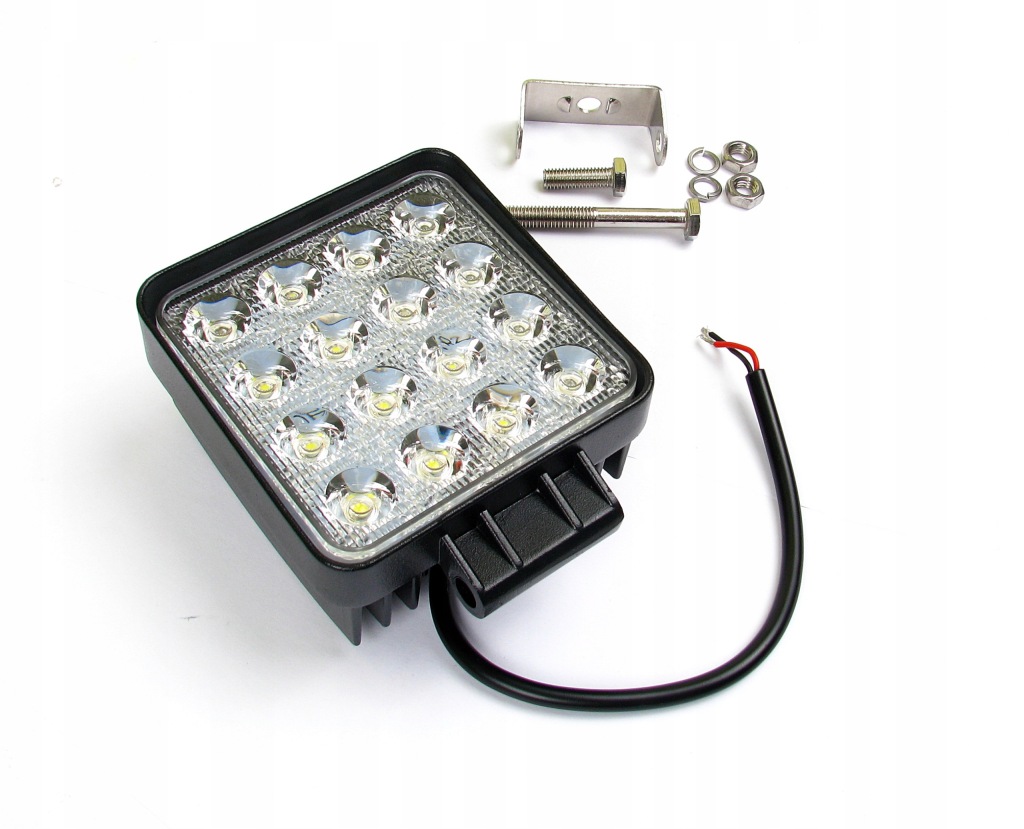 Купить Фара рабочая 48w противотуманная фара 16 led 12-24v ip67. 57mm