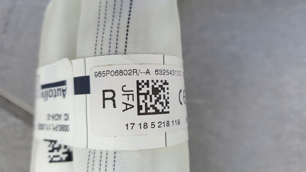 фото №4, Air bag шторка безпеки права renault scenic iv 4