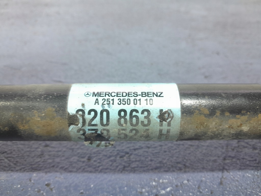 фото №4, Mercedes r w251 3.0 cdi 224km приводной вал левая задняя задняя a2513500110