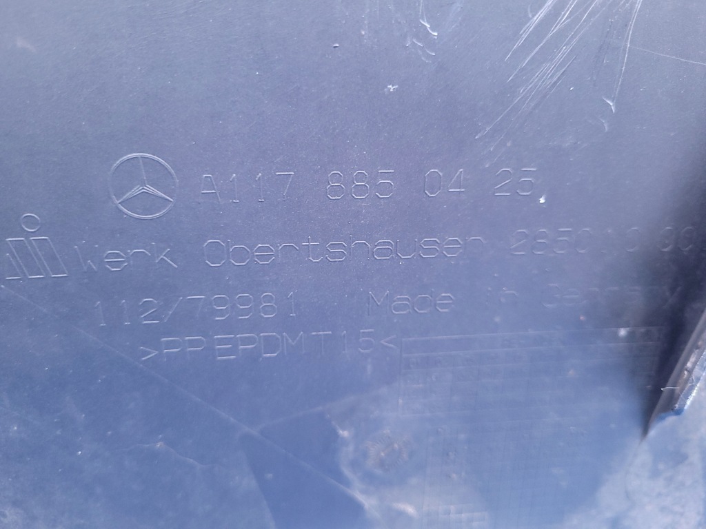 Mercedes cla c117 | бампер перед передний a1178850425 | 1672 с Разборки