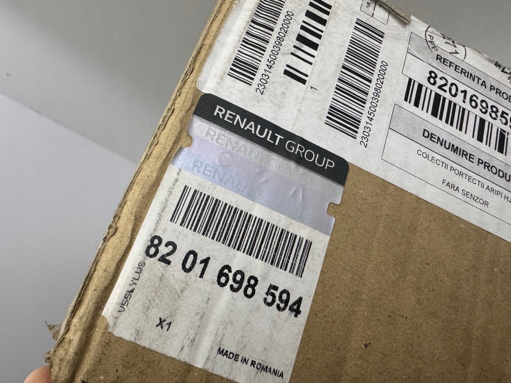 фото №10, Dacia duster ii 2 накладки подкрылок расширители накладки защитное оригинальный номер 17-