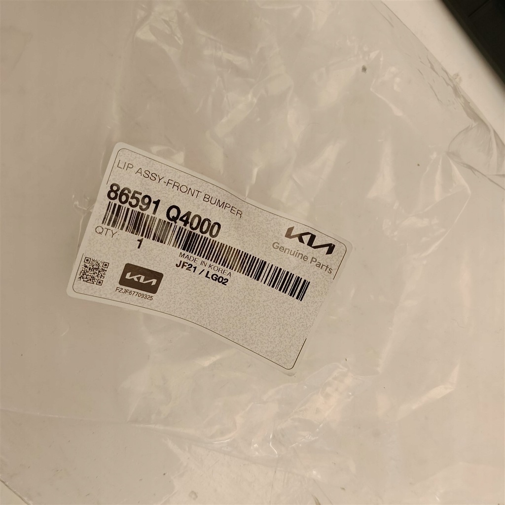 фото №11, Niro 19-22 накладка накладка-спойлер бампер перед 86591q4000 oryg