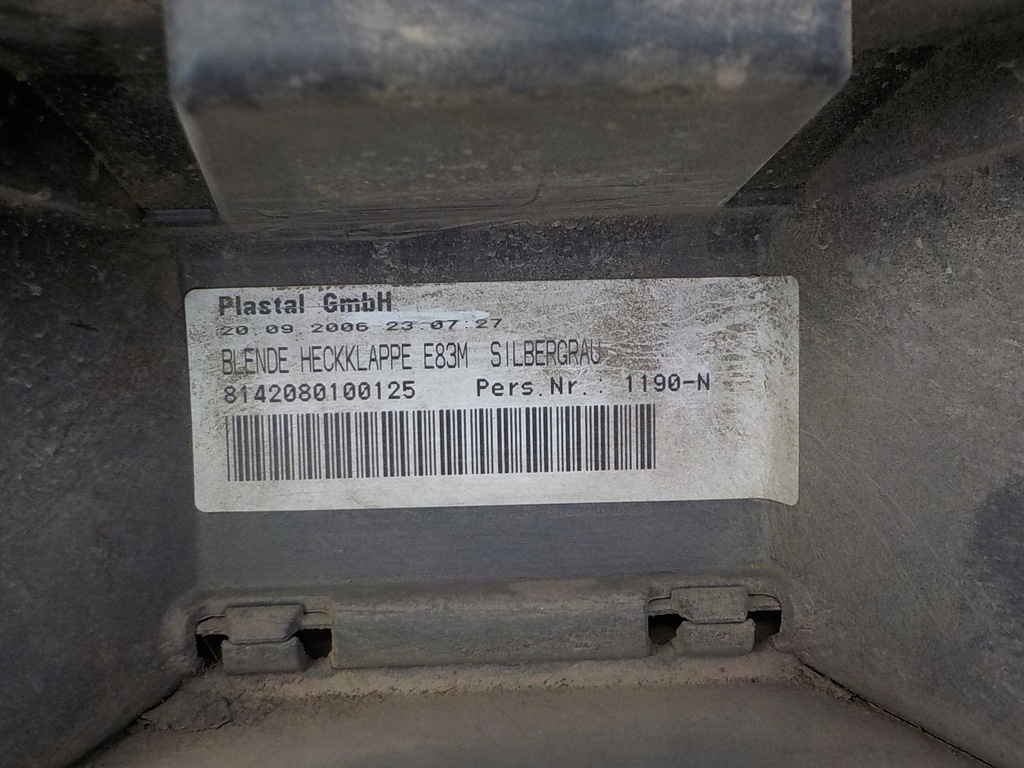 фото №7, 887 bmw x3 e83 накладка крышки багажника m-pakiet