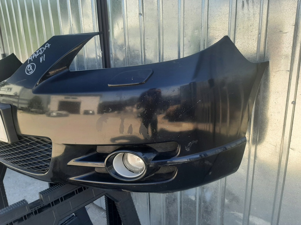 фото №10, Бампер перед mazda iii 3 bk sedan 2003- омивачі ксенон