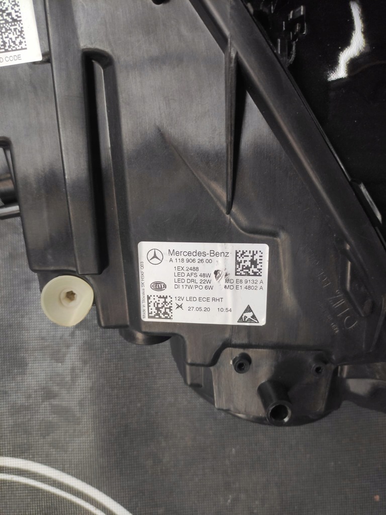 фото №14, Mercedes cla c118 2019- full led лампа правая lub левая w118
