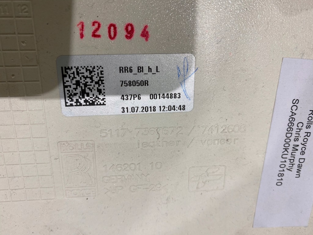 фото №5, Rolls royce dawn задня захист cover 51177367672