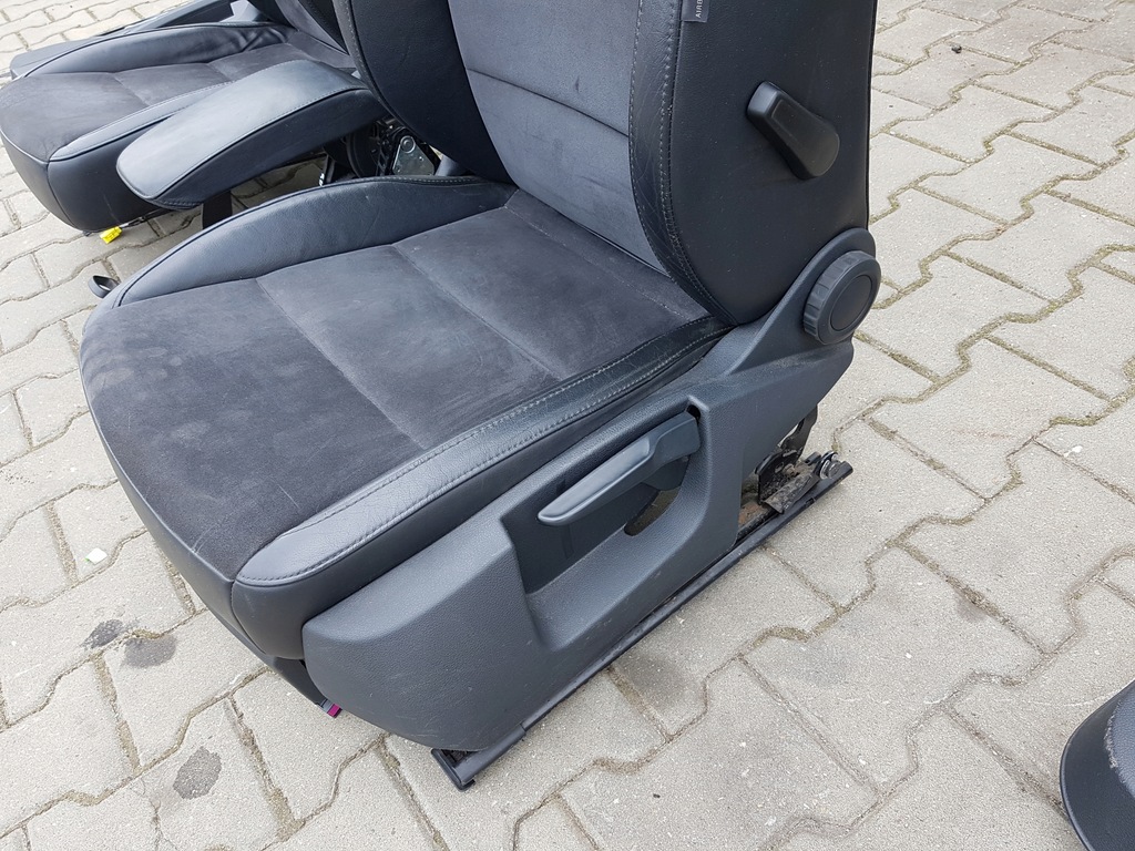 фото №8, Skoda superb ii 08r- sedan сиденья заднее сиденье alcantara