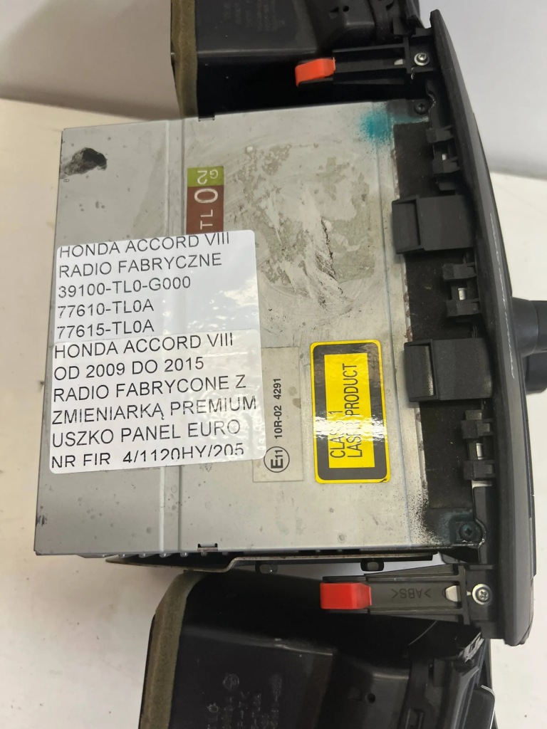 фото №12, Honda accord viii 08-15 радио заводской чейнджер cd premium