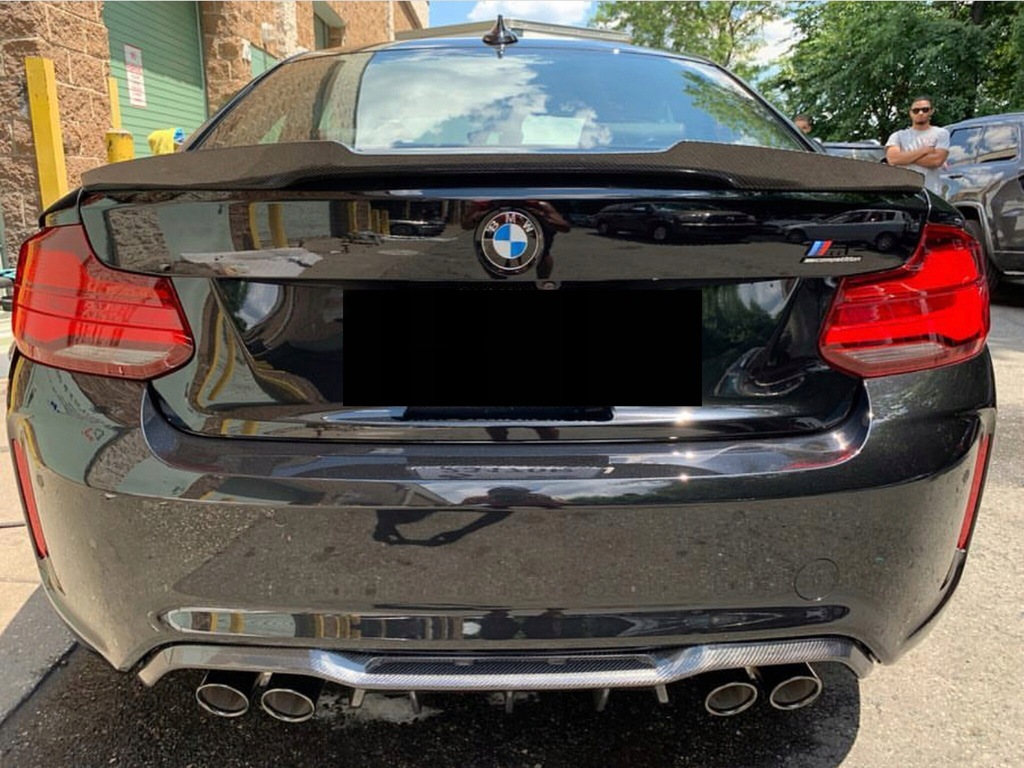 фото №6, Диффузор бампера задняя bmw m2 competition карбон