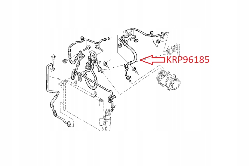 фото №16, Renault kangoo шланг кондиціонера 8200682965
