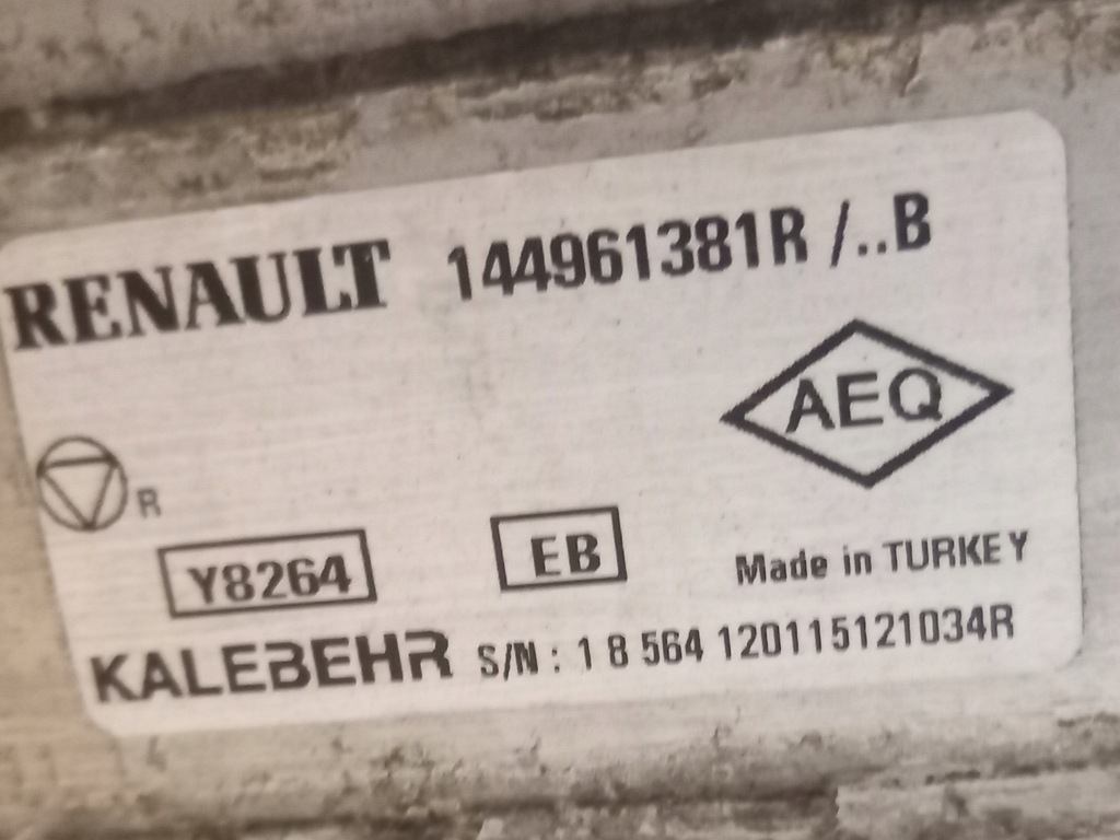 фото №14, Pas передній балка жалюзі радіатор renault clio iv captur 1.5 dci 2012-