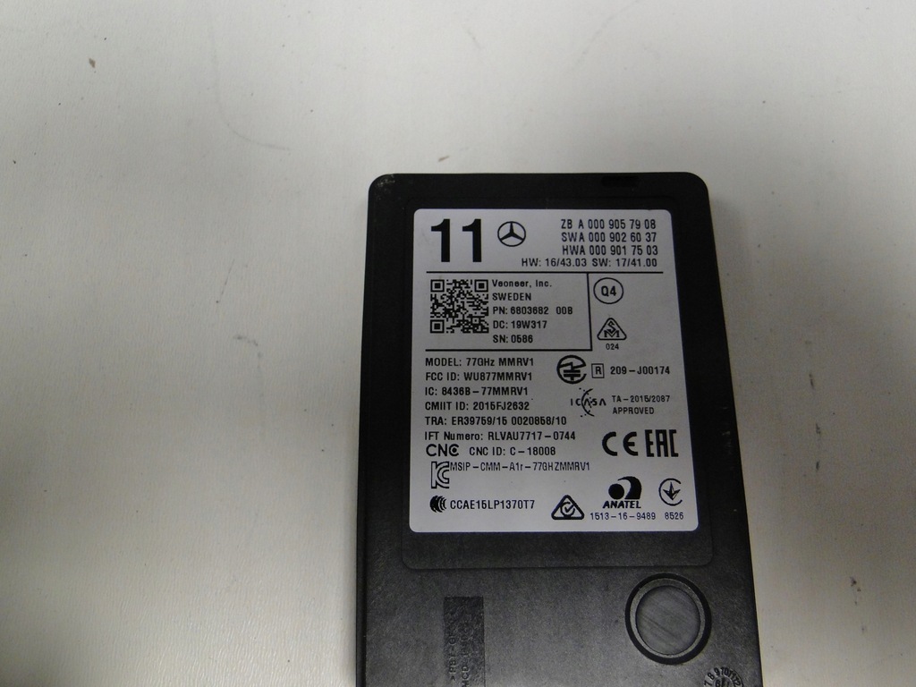 фото №6, Mercedes eqc n293 293 радар задній amp bsa