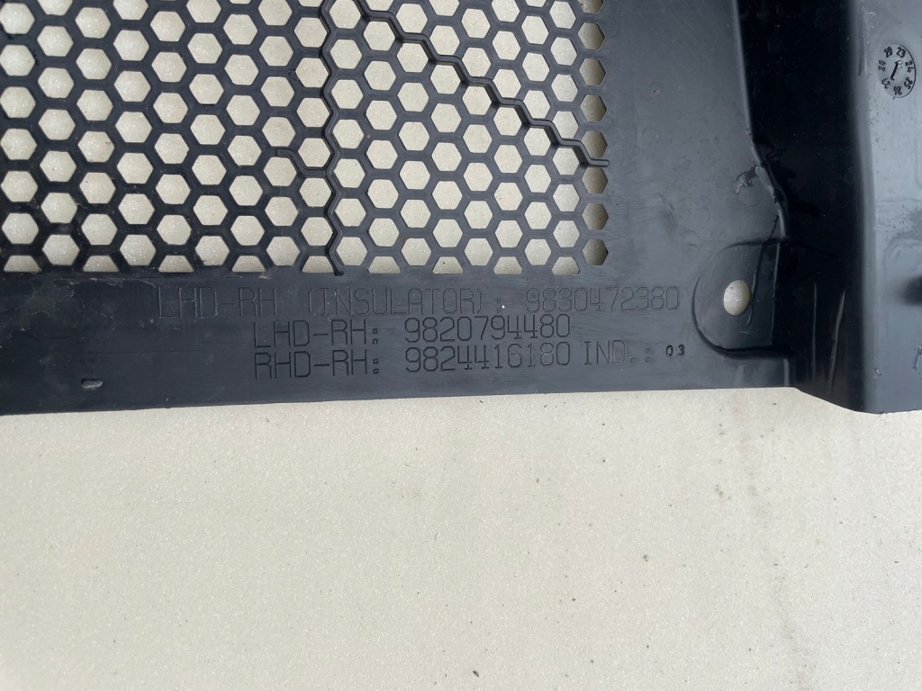 фото №12, Opel mokka ii b 2008 ii жабо верхний левая 9820794580 правое 9820794480