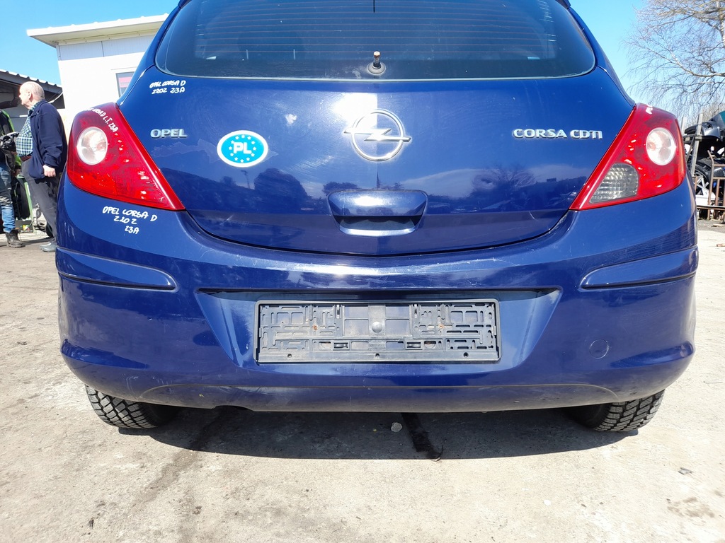 фото №13, Opel corsa d кришка багажника багажника задня задня z20z 4du