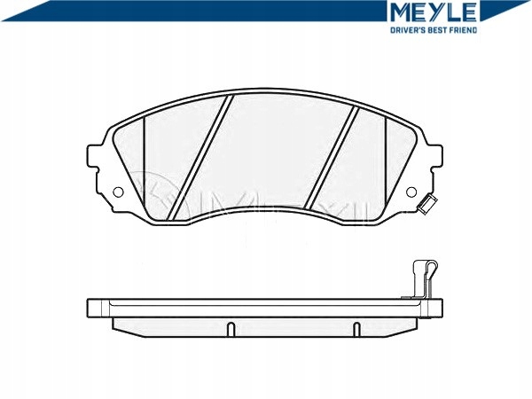 фото №3, Meyle гальмівні колодки гальмівні kia перед carnival 06- з cz