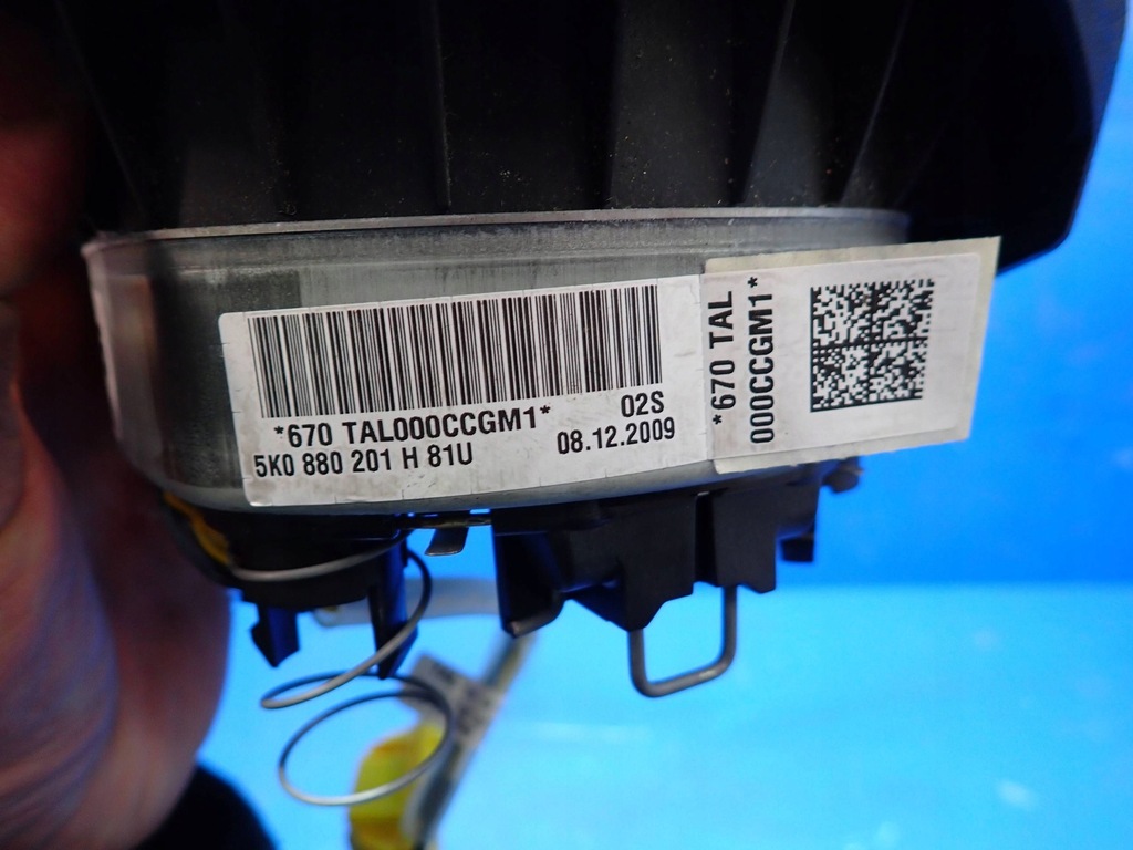 фото №5, Подушка водителя vw golf vi 5k0880201h