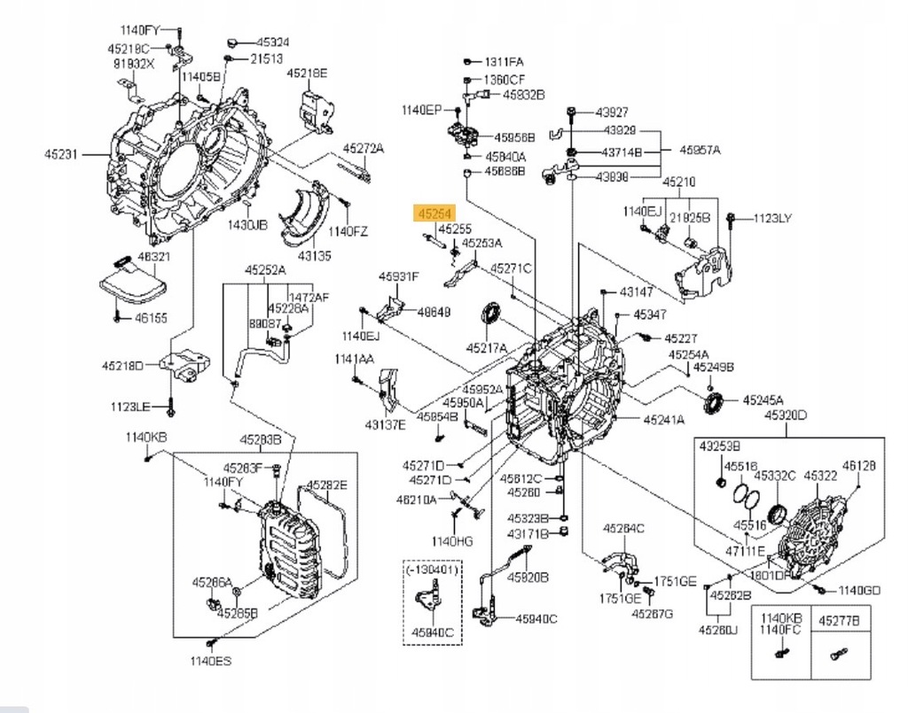 фото №16, Коробка передач автоматическая na запчасти корпус hyundai i40 2.0 gdi g4nc tt64 ejdu