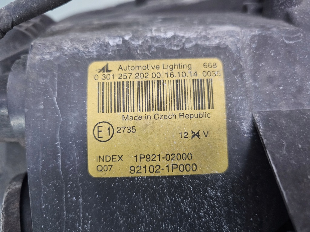 фото №8, Лампа передня права kia venga lift звичайна 1p921-02000