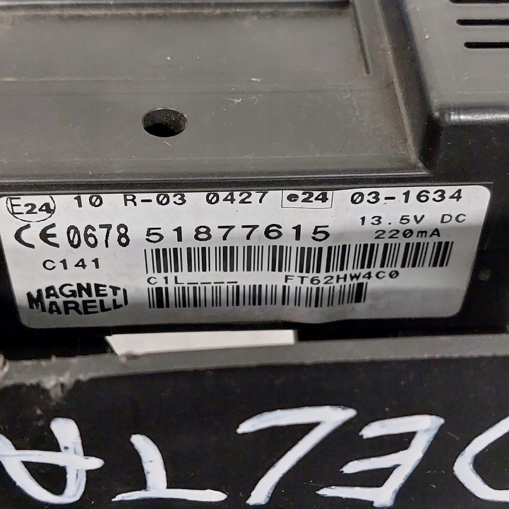 фото №9, Lancia delta 3 iii модуль блок управления magneti marelli 067851877615 518877615