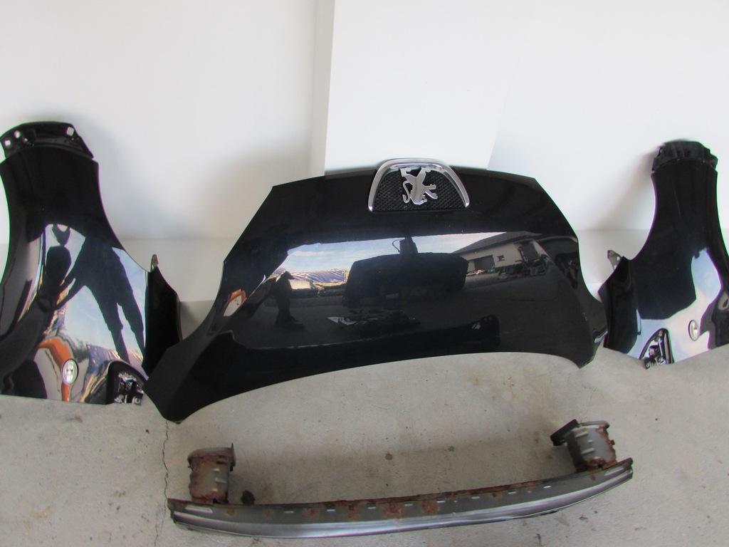 фото №7, Бампер передній перед капот балка крила peugeot 107 ezx