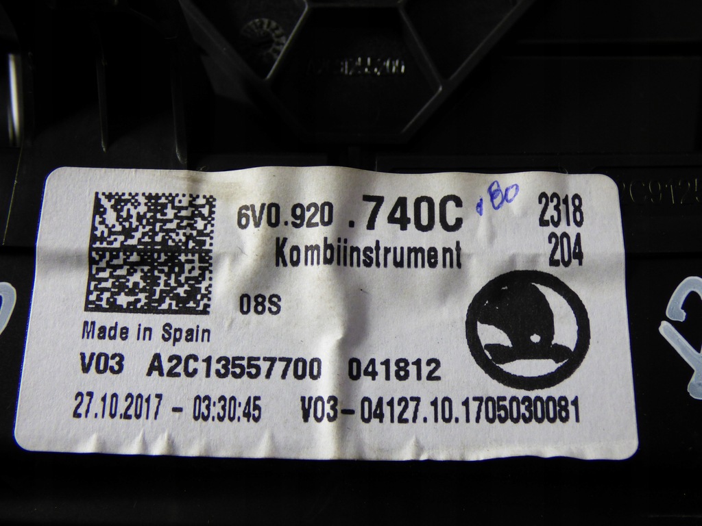 фото №6, Лічильник europa stbdb skoda fabia iii 1.0 mpi