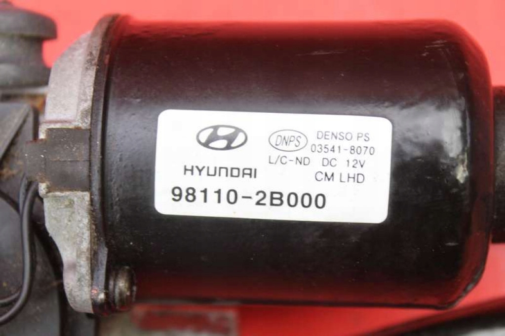 фото №6, Механизм моторчик дворник перед eu 98110-2b000 hyundai santa fe 2 ii