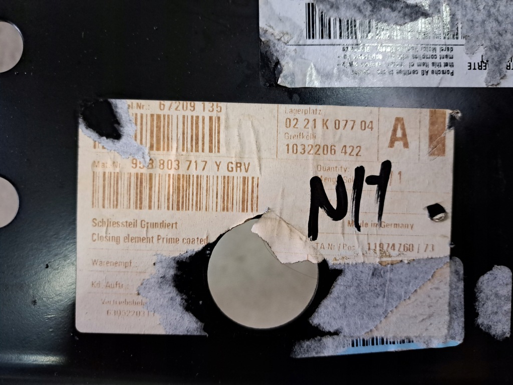 фото №7, Porsche macan стержень боковой рамы 95b803717aygrv