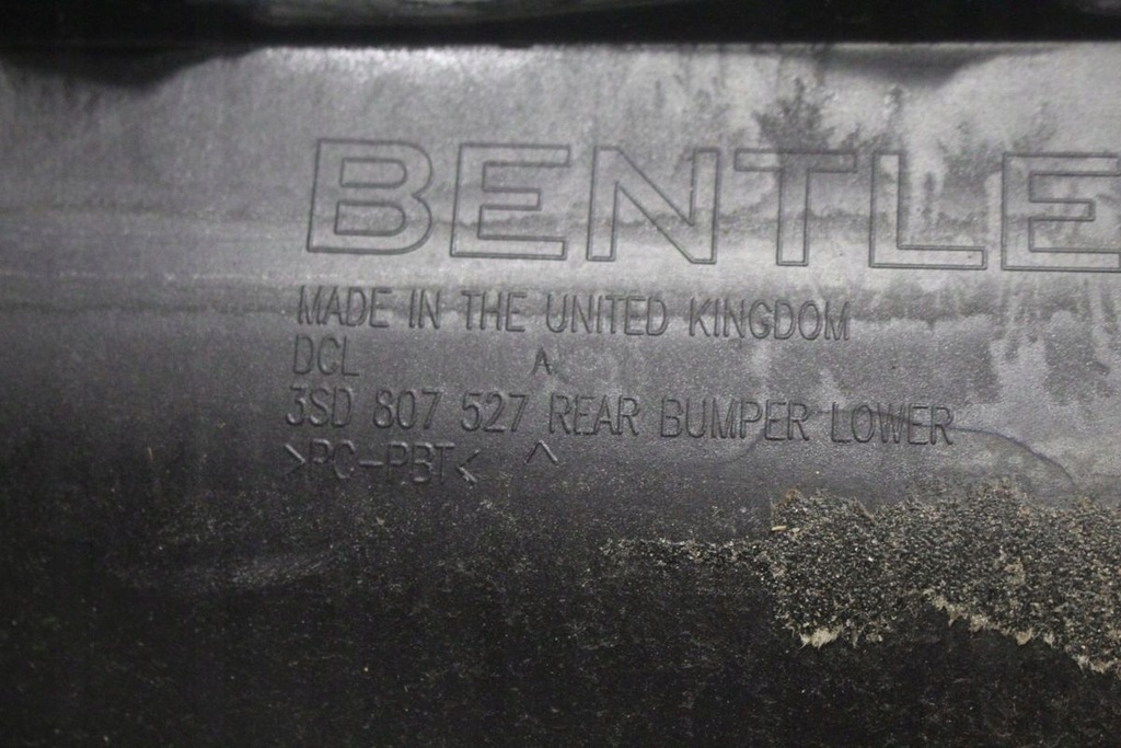 фото №10, Накладка бампера спойлер задняя bentley continental gt 3sd807527
