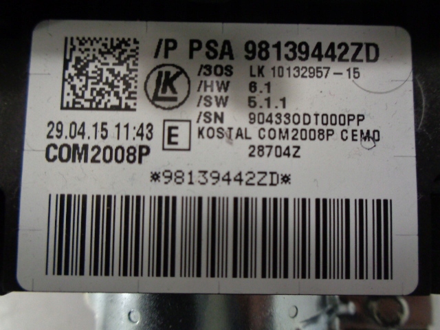 фото №7, Citroen peugeot лента переключатели шлейф